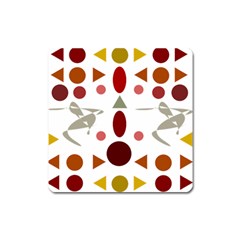 Zappwaits Collection Square Magnet by zappwaits