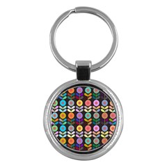 Zappwaits Flowers Key Chains (round)  by zappwaits