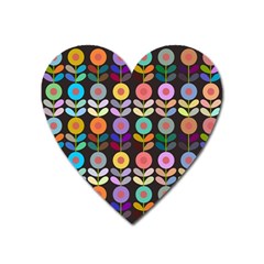 Zappwaits Flowers Heart Magnet by zappwaits