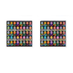 Zappwaits Flowers Cufflinks (square) by zappwaits