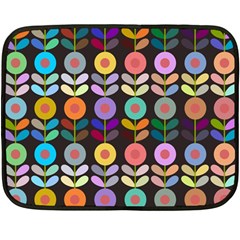 Zappwaits Flowers Double Sided Fleece Blanket (mini)  by zappwaits