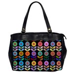 Zappwaits Flowers Oversize Office Handbag Front