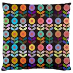 Zappwaits Flowers Large Flano Cushion Case (One Side) Front