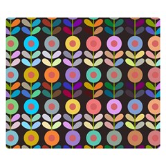 Zappwaits Flowers Double Sided Flano Blanket (small)  by zappwaits