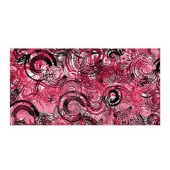 Crimson Swirl Satin Wrap by DressitUP