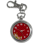 Vivid Burgundy & Heather Key Chain Watches Front