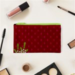 Vivid Burgundy & Heather Cosmetic Bag (XS) Front