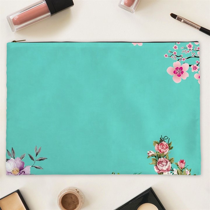 Come See The Cherry Trees Cosmetic Bag (XXL)