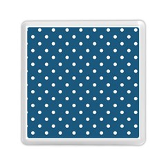 Turquoise Polka Dot Memory Card Reader (square) by retrotoomoderndesigns