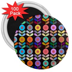 Zappwaits Flowers 3  Magnets (100 Pack) by zappwaits