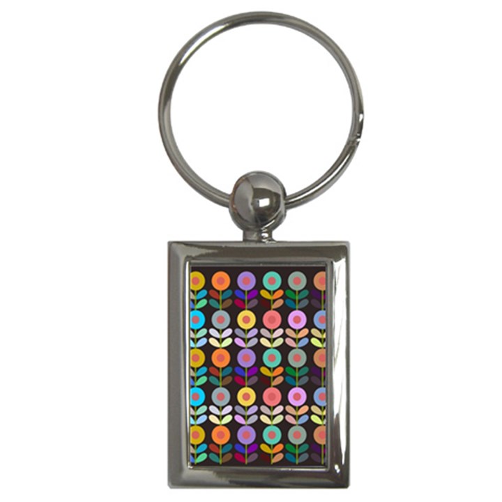 Zappwaits Flowers Key Chains (Rectangle) 