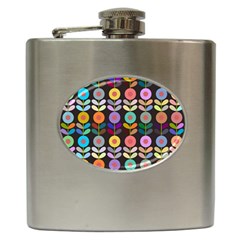 Zappwaits Flowers Hip Flask (6 Oz) by zappwaits