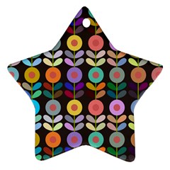 Zappwaits Flowers Star Ornament (two Sides)