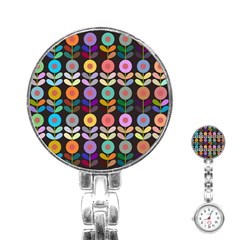 Zappwaits Flowers Stainless Steel Nurses Watch by zappwaits