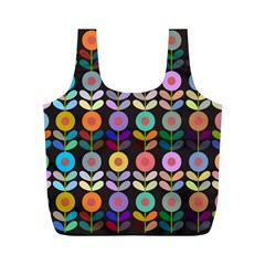 Zappwaits Flowers Full Print Recycle Bag (m) by zappwaits