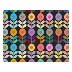 Zappwaits Flowers Double Sided Flano Blanket (large)  by zappwaits