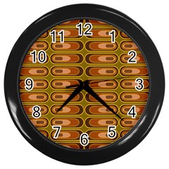 Zappwaits Retro Wall Clock (black) by zappwaits