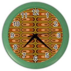 Zappwaits Retro Color Wall Clock by zappwaits