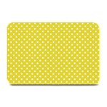 Yellow Polka Dot Plate Mats 18 x12  Plate Mat