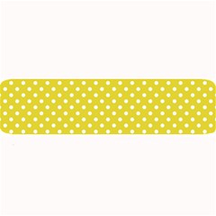 Yellow Polka Dot Large Bar Mats by retrotoomoderndesigns