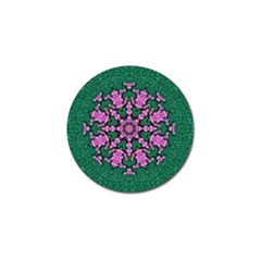 The Most Uniqe Flower Star In Ornate Glitter Golf Ball Marker (10 Pack) by pepitasart