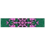 The Most Uniqe Flower Star In Ornate Glitter Small Flano Scarf Front