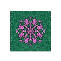 The Most Uniqe Flower Star In Ornate Glitter Satin Bandana Scarf by pepitasart