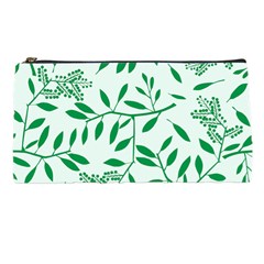 Leaves Foliage Green Wallpaper Pencil Cases