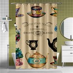 Teacups & Teapots Shower Curtain 48  x 72  (Small)  Curtain(48  X 72 ) - 42.18 x64.8  Curtain(48  X 72 )