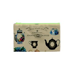 Teacups & Teapots Cosmetic Bag (xs) by WensdaiAmbrose