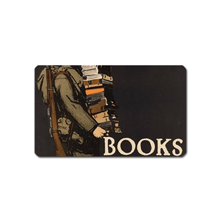 Vintage Books Wanted Magnet (Name Card)