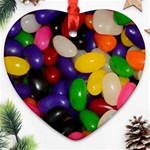 Jelly Beans Ornament (Heart) Front