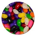 Jelly Beans Magnet 5  (Round) Front