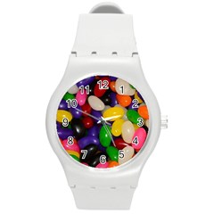 Jelly Beans Round Plastic Sport Watch (M)