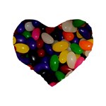 Jelly Beans Standard 16  Premium Heart Shape Cushions Back