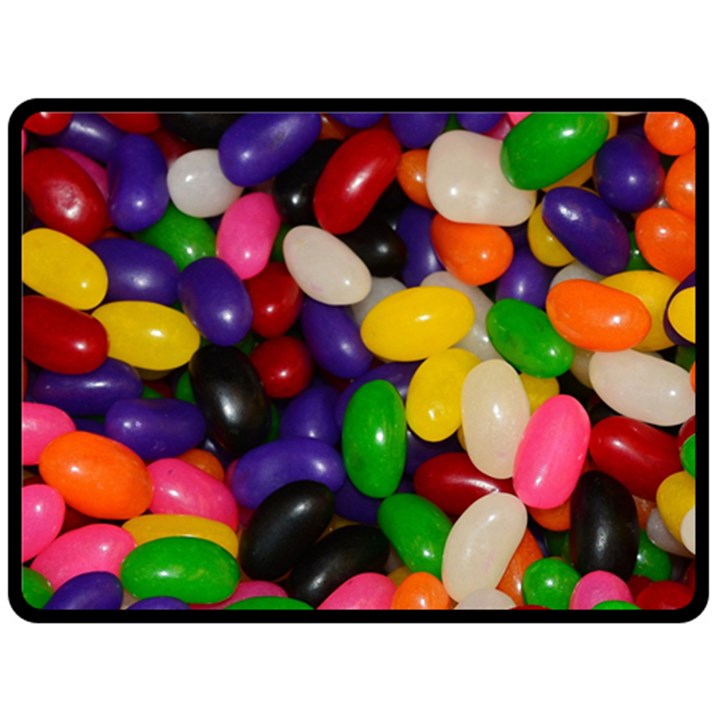 Jelly Beans Double Sided Fleece Blanket (Large) 