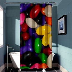 Jelly Beans Shower Curtain 36  X 72  (stall)  by pauchesstore