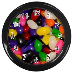 Jelly Beans Wall Clock (black)