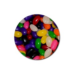 Jelly Beans Rubber Round Coaster (4 Pack) 