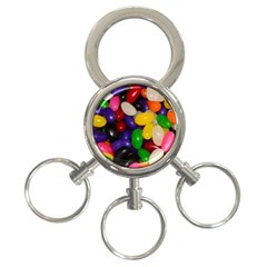 Jelly Beans 3-ring Key Chains