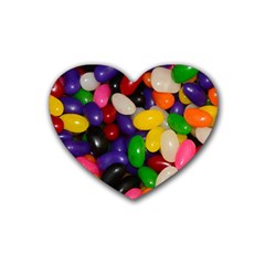 Jelly Beans Heart Coaster (4 Pack)  by pauchesstore