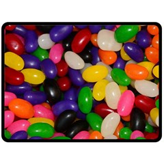 Jelly Beans Fleece Blanket (large)  by pauchesstore