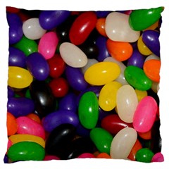 Jelly Beans Standard Flano Cushion Case (one Side) by pauchesstore