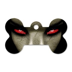 Evil Nun Close Up Portrait Illustration Dog Tag Bone (one Side) by dflcprintsclothing