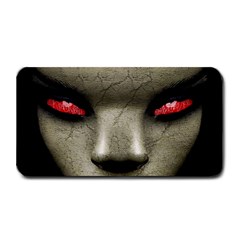 Evil Nun Close Up Portrait Illustration Medium Bar Mats by dflcprintsclothing