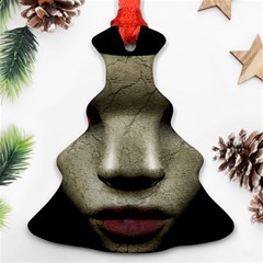 Evil Nun Close Up Portrait Illustration Christmas Tree Ornament (two Sides) by dflcprintsclothing