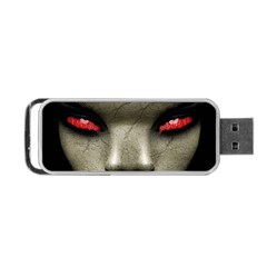 Evil Nun Close Up Portrait Illustration Portable Usb Flash (two Sides) by dflcprintsclothing