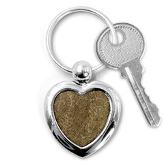 Grunge Abstract Textured Print Key Chains (heart)  by dflcprintsclothing