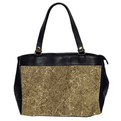 Grunge Abstract Textured Print Oversize Office Handbag (2 Sides)