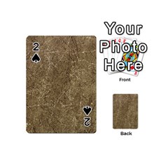 Grunge Abstract Textured Print Playing Cards 54 (mini) by dflcprintsclothing